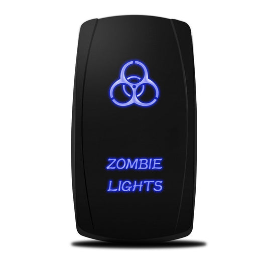 XTM Universal Rocker Switch – Zombie Lights – Blue LED