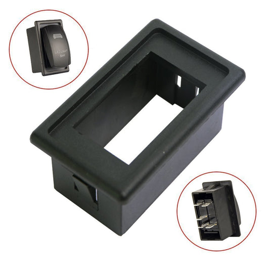 XTM Universal Rocker Switch Holder Panel Housing – Single Housing