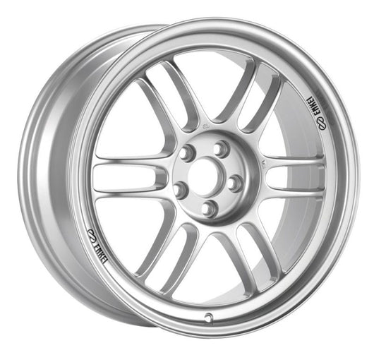Enkei RPF1 15x7 4x100 35mm Offset 73mm Bore Silver Wheel Miata 4-Lug / 02-06 Mini - 3795704935SP