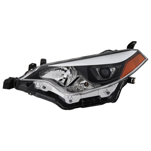 xTune Toyota Corolla 14-16 Driver Side Headlights - OEM Left - Chrome HD-JH-TCOL14-OE-L - 9937651
