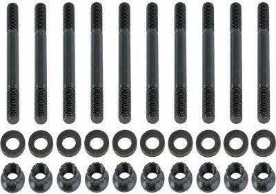 ARP SB Chevy 2-Bolt Large Journal w/ 1/2 Inch Straps on F&R Caps Main Bolt Kit - 234-5203