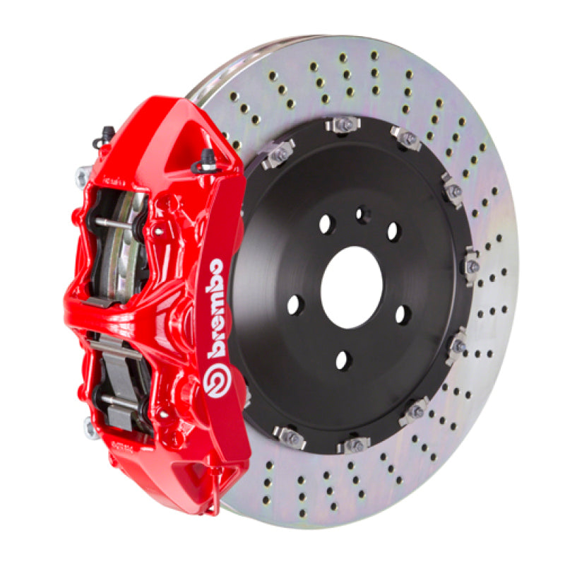 Brembo Brembo 19+ X5 (G05)/20+ X6 Front GT BBK 6 Piston Cast 405x34 2pc Rotor Drilled-Red (1T1.9508A2)