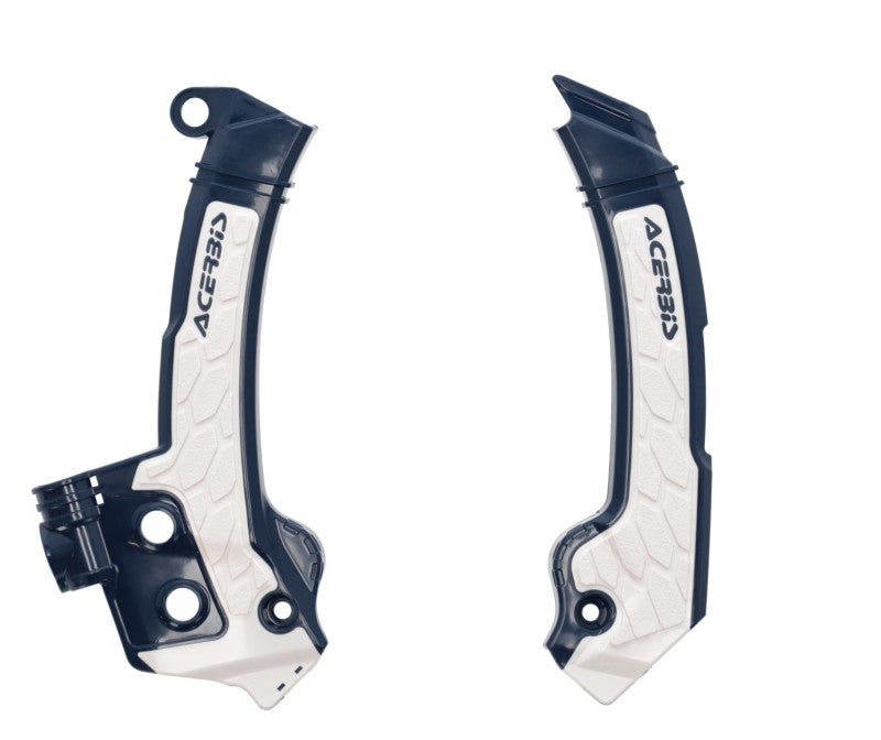 Acerbis Acerbis 23+ Husqvarna FC/FX/ TC/ TXi/ FE/ TE Frame Guards- X-Grip - Blue/White (2979601006)