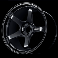 Advan B Advan GT Beyond 17X8.0 / +45 Offset / 5x100 BC / +45mm Bore / Racing Titanium Black (YAQB7G45DTB)
