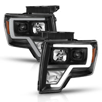 ANZO ANZO 2009-2014 Ford F-150 Projector Light Bar H.L Black Amber (111443)