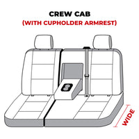 Covercraft Covercraft 07-13 GMC Sierra/Silverado Polycotton SeatSaver Custom Second Row Seat Covers - Grey (SS8375PCGY)