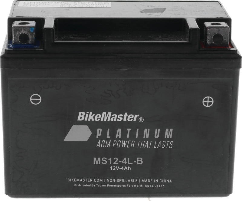 BikeMaster G BikeMaster AGM Battery - MS12-4L-B (780730)