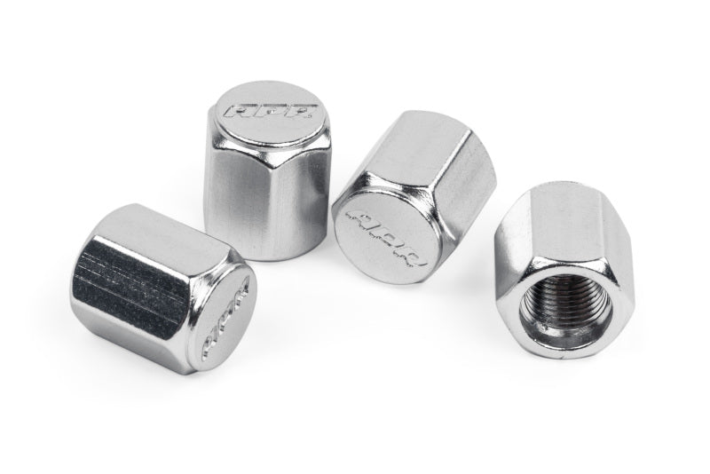 APR APR Valve Stem Caps - Silver (Set of 4) (MS100178)