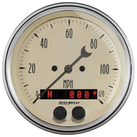 AutoMeter AutoMeter Gauge Kit 2 Pc. Quad & Speedometer 3-3/8in. Antique Beige (1800)
