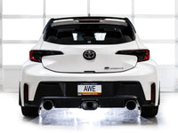 AWE Tuning AWE Tuning 23-24 Toyota GR Corolla Track Edition Cat-Back Exhaust - Chrome Silver Tips (3020-52472)
