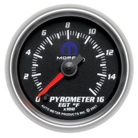 AutoMeter Autometer Mopar 2-1/16in 1600 Degree Digital Stepper Motor Pyrometer (EGT) Gauge - Black (880017)
