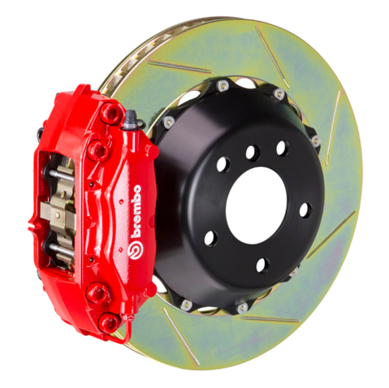 Brembo Brembo 00-03 Z8 (E52) Rear GT BBK 4 Piston Cast 2pc 345x28 2pc Rotor Slotted Type-1-Red (2C2.8009A2)