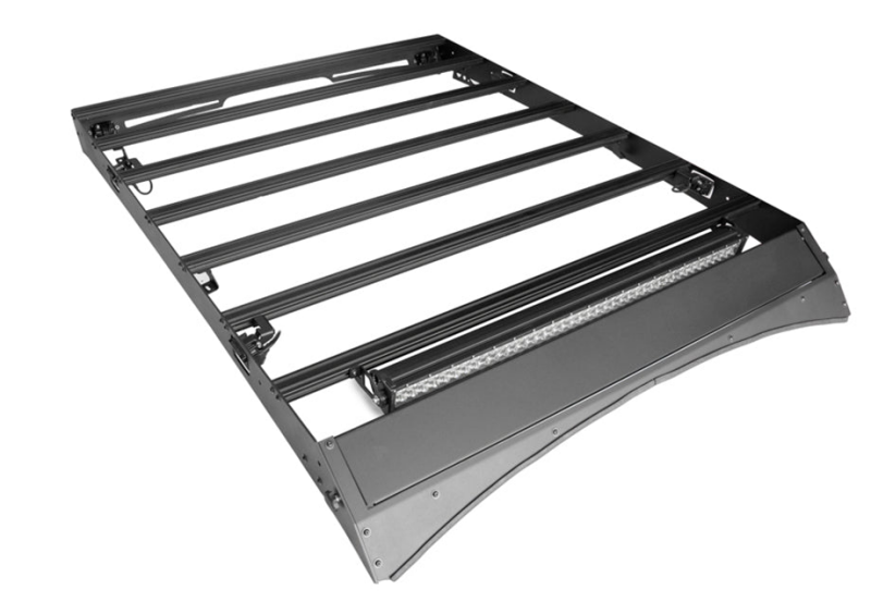 Cali Raised Cali Raised 14-21 Toyota Tundra Crew Max Premium Roof Rack - 43 In Dual Function Light Kit (CR2994)