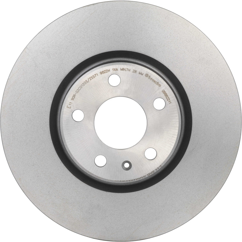 Brembo OE Brembo 13-17 Audi Q5 Front Premium UV Coated OE Equivalent Rotor (09.B822.11)