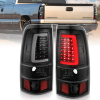 ANZO ANZO 2003-2006 Chevy Silverado 1500 LED Taillights Plank Style Black w/Clear Lens (311333)