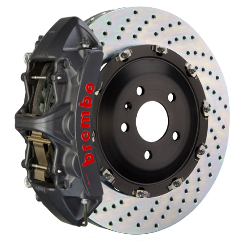 Brembo Brembo 07-13 X5 Front GTS BBK 6 Piston Cast 405x34 2pc Rotor Drilled-Black HA (1N1.9506AS)
