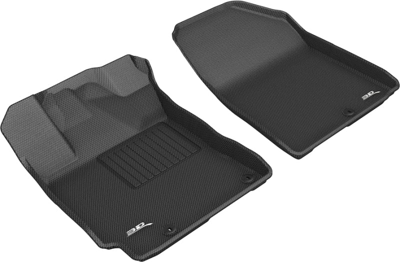 3D MAXpider 3D MAXpider 2019-2020 Kia Forte Kagu 1st Row Floormat - Black (L1KA04711509)