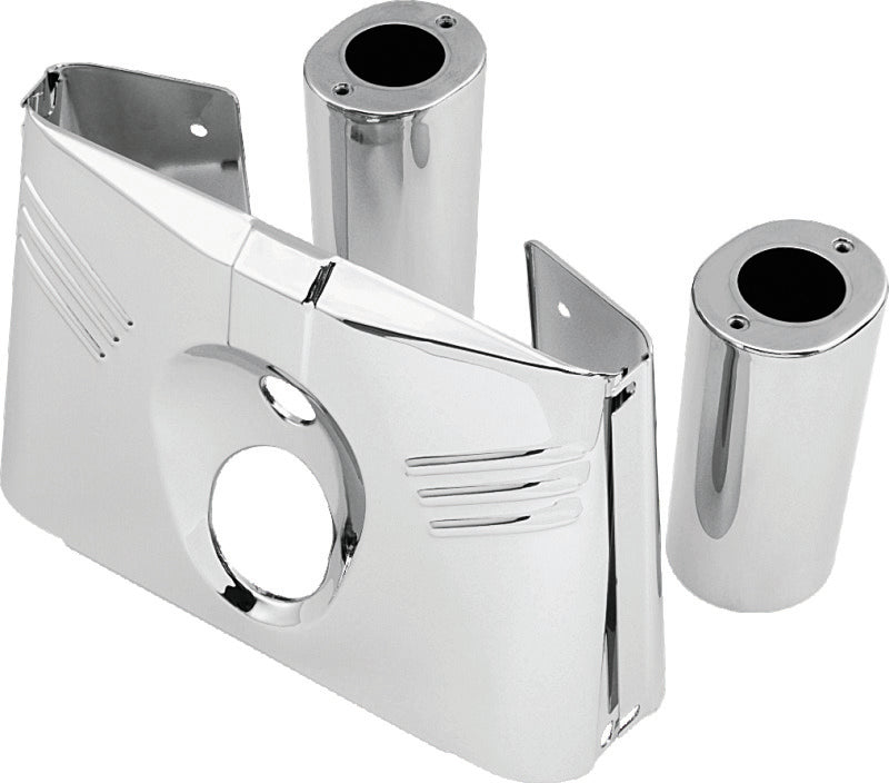 Bikers Choice Bikers Choice 86-08 FLST Chrome 5 Piece Tin Fork Cover Kit (491362)