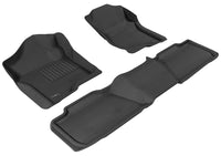 3D MAXpider 3D MAXpider 07-14 Chevrolet Tahoe w/ Bench 2nd Row Kagu Black Full Set (L1CH04901509)