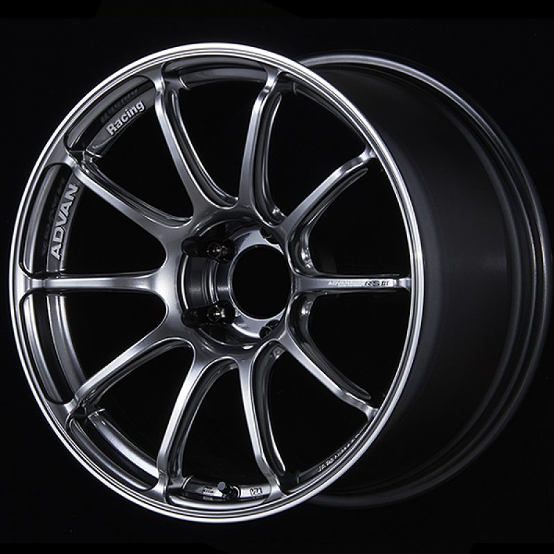 Advan Advan RSIII 18x8.0 / +48 Offset / 5x100 / 63mm Bore / Racing Hyper Black and Ring (YA38G48DHBR)