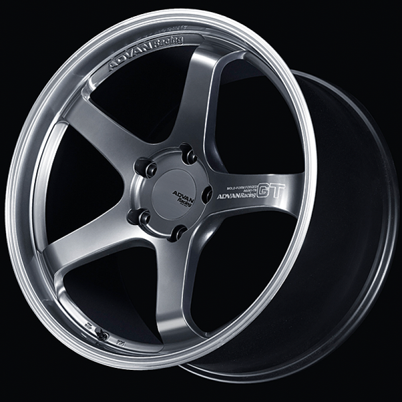 Advan B Advan GT for Porsche 20x9.5 / +45 Offset / CL-CL / Machining & Hyper Platinum Black (YAQ0J45IMPB)