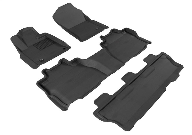 3D MAXpider 3D MAXpider 12-22 Toyota Sequoia W/ Bench 2nd Row Kagu Black Full Set (L1TY15201509)