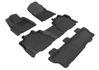3D MAXpider 3D MAXpider 12-22 Toyota Sequoia W/ Bench 2nd Row Kagu Black Full Set (L1TY15201509)