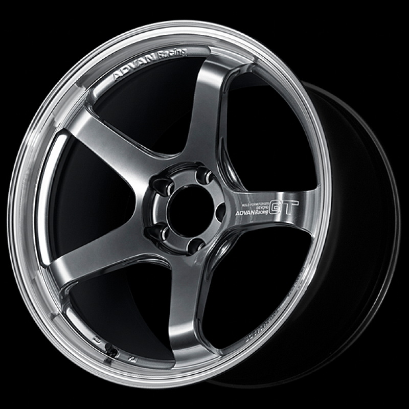Advan B Advan GT Beyond 20X12.0 / +20 Offset / 5x114.3 BC / +20mm Bore / Machining and Hyper Platinum Black (YAQB0O20EMPB)
