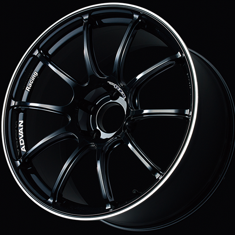 Advan Advan RZII 18x8.0 / +53 Offset / 5x114.3 / 73mm Bore / Racing Gloss Black and Ring (YAZ8G53EB)
