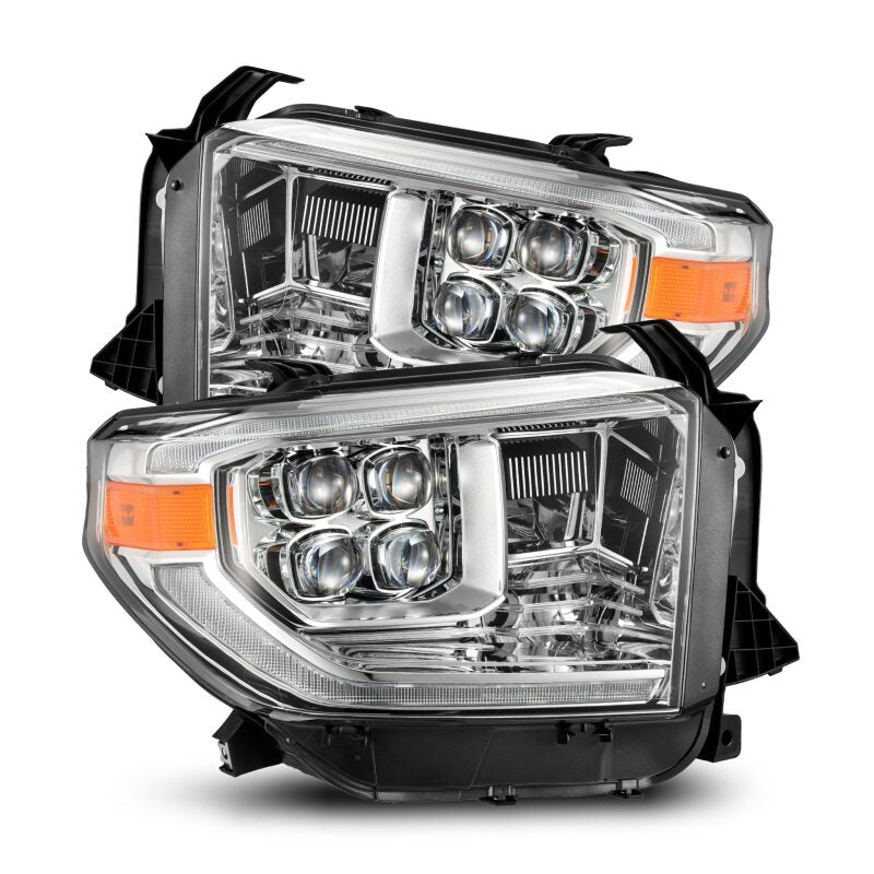 AlphaRex AlphaRex 14-21 Toyota Tundra NOVA LED Proj HL Chrome w/Actv Light & Seq. Sig + Switchback DRL (880831)