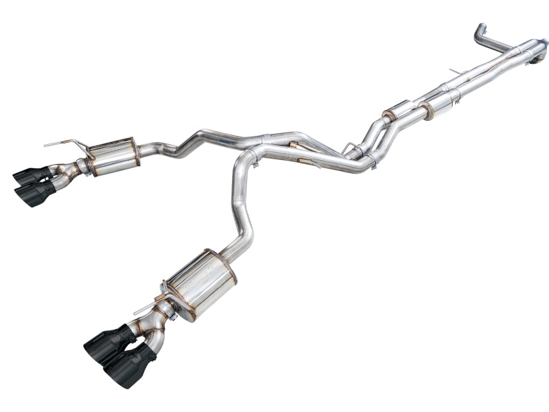AWE Tuning AWE Tuning 2021+ Cadillac Escalade 6.2L ESV 0FG Dual Exit Exhaust System w/ 5in Diamond Blk Tips (3015-43222)