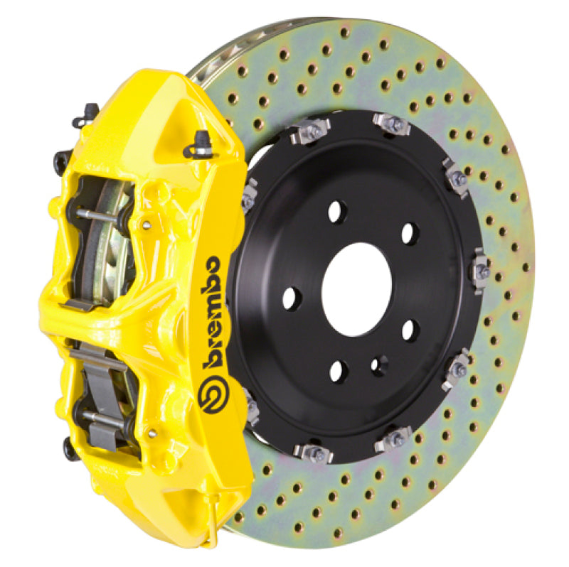 Brembo Brembo 12-14 CLS350 Front GT BBK 6 Piston Cast 380x34 2pc Rotor Drilled- Yellow (1N1.9040A5)