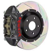 Brembo Brembo 06 330i Rear GTS BBK 4 Piston Cast 345x28 2pc Rotor Slotted Type1-Black HA (2P2.8011AS)
