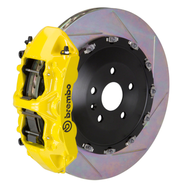 Brembo Brembo 01-04 Murcielago (L147) Front GT BBK 6 Piston Cast 405x34 2pc Rotor Slotted Type-1- Yellow (1N2.9508A5)