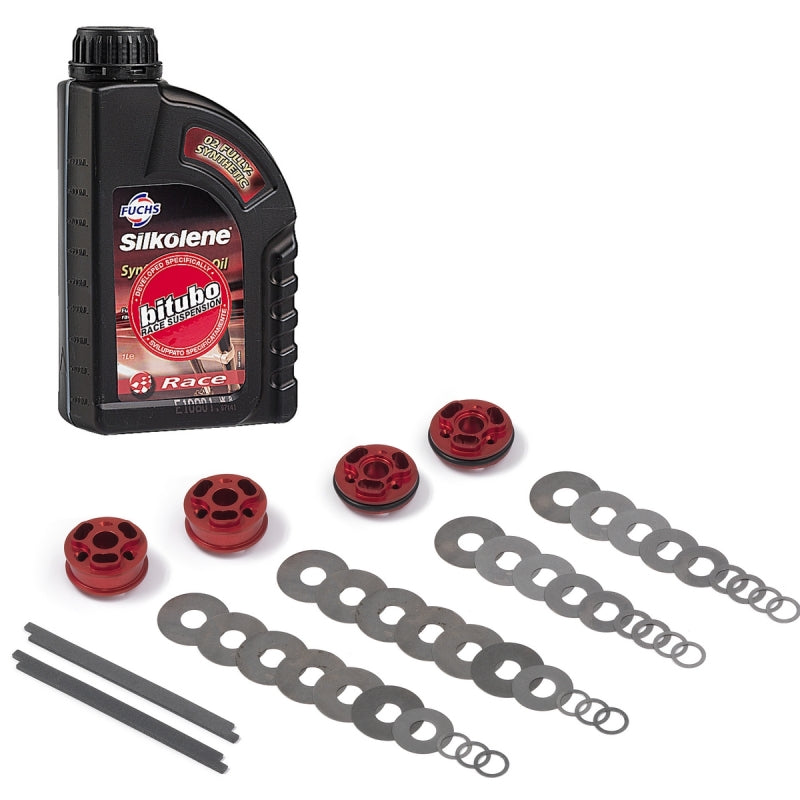 Bitubo Suspension Bitubo KFORK Kit Fork: Rebound-Compression Pistons, Shims, + 1 Lt. Oil (KFORK023)