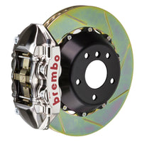 Brembo Brembo 06-08 RS4 Rear GTR BBK 4 Piston Billet380x28 2pc Rotor Slotted Type-1- Nickel Plated (2P2.9018AR)