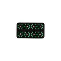 AEM AEM EV 8 Button Keypad CAN Based Programmable Backlighting (30-8400)