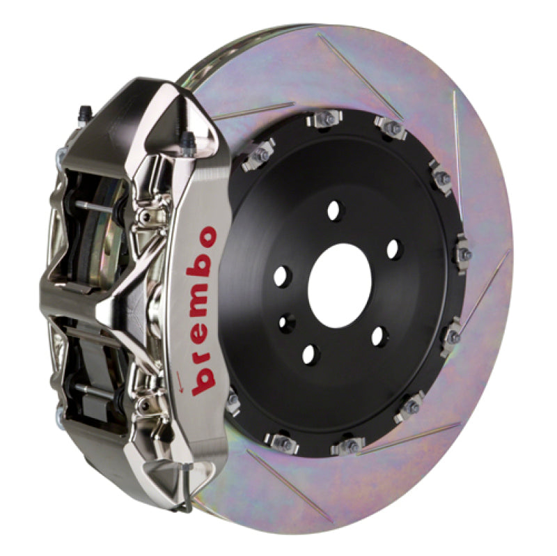 Brembo Brembo 07-13 X5 Front GTR BBK 6 Piston Billet 405x34 2pc Rotor Slotted Type1 - Nickel (1N2.9506AR)