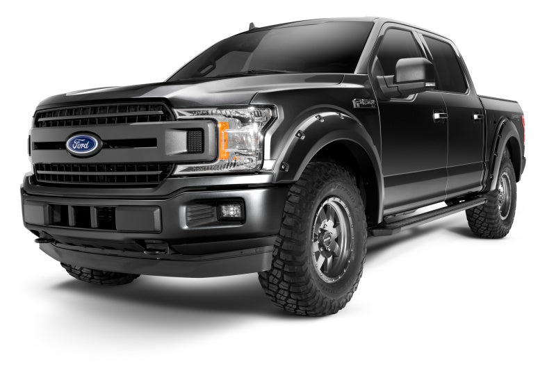 Bushwacker Bushwacker 18-20 Ford F-150 (Excl Models w/Tech Pkg) Pocket Style Flares 4pc - Agate Black Met (20945-32)