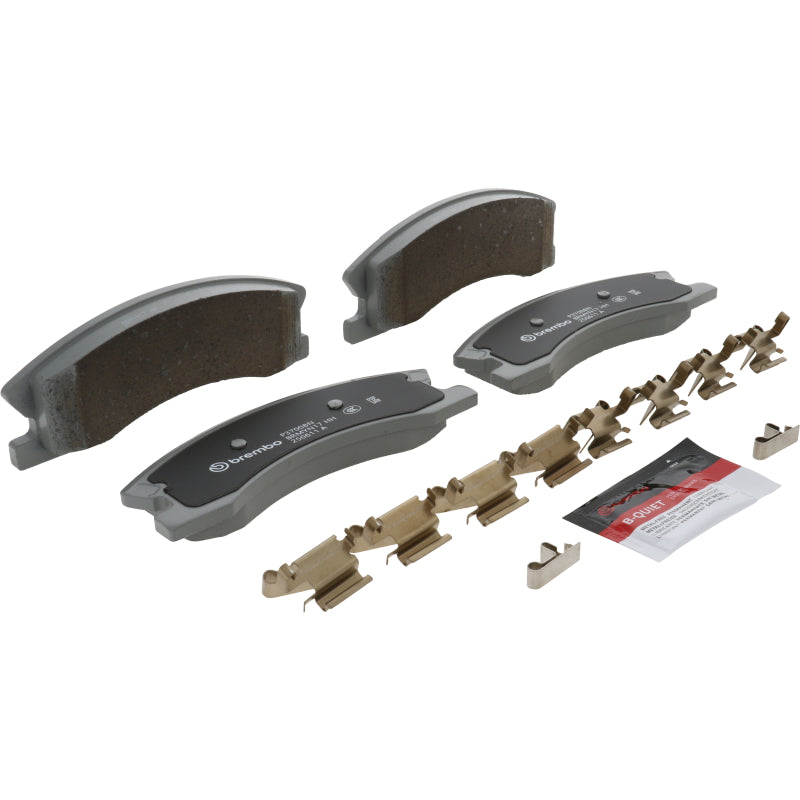 Brembo OE B Brembo 99-04 Jeep Grand Cherokee Front Premium NAO Ceramic OE Equivalent Pad (P37008N)