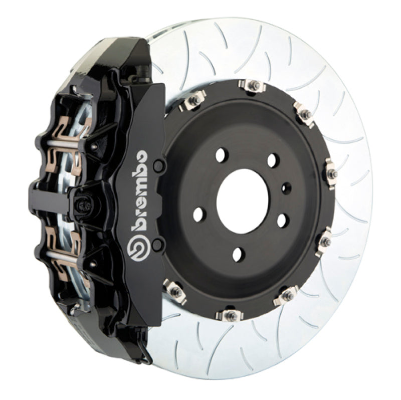 Brembo Brembo 12-14 CLS350 Front GT BBK 6 Piston Cast 380x34 2pc Rotor Slotted Type-3-Black (1N3.9040A1)