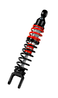 Bitubo Suspension Bitubo YXB0 Monoshock Rear Adjustable: Spring Preload, Red And Black Springs (SC044YXB01)