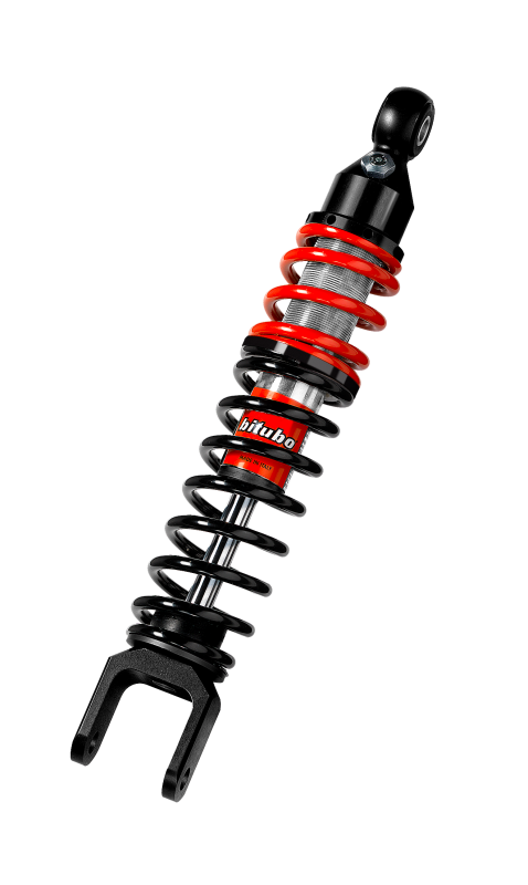 Bitubo Suspension Bitubo YXB0 Monoshock Rear Adjustable: Spring Preload, Red And Black Springs (SC019YXB01)