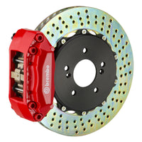 Brembo Brembo 06-13 S350 Rear GT BBK 4 Piston Cast 2pc 328x28 2pc Rotor Drilled-Red (2C1.6010A2)