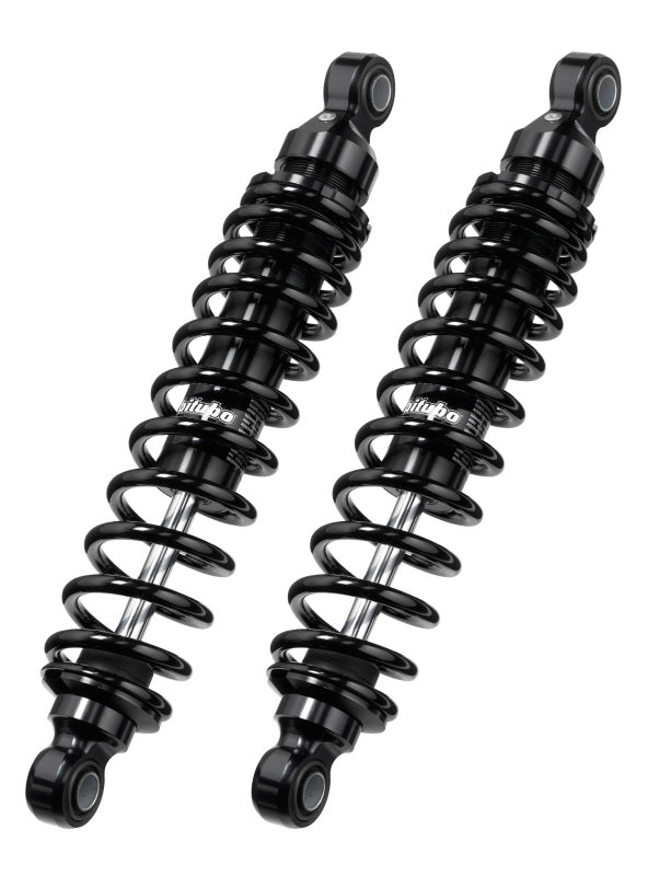Bitubo Suspension Bitubo WMB0 Twinshocks Adjustable: Spring Preload, Length 386mm, Dark Edition (SC203WMB02V2)