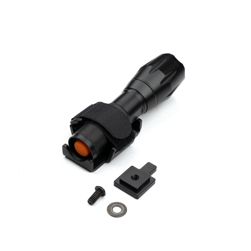 Cali Raised Cali Raised Molle Flashlight Holder - Holder W/ Zoomable Led Flash Light (CR3947)