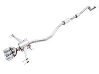 AWE Tuning AWE Tuning 2017+ Honda Civic Type R Touring Edition Exhaust w/Front & Mid Pipes - Chrome Silver Tips (3015-42666)