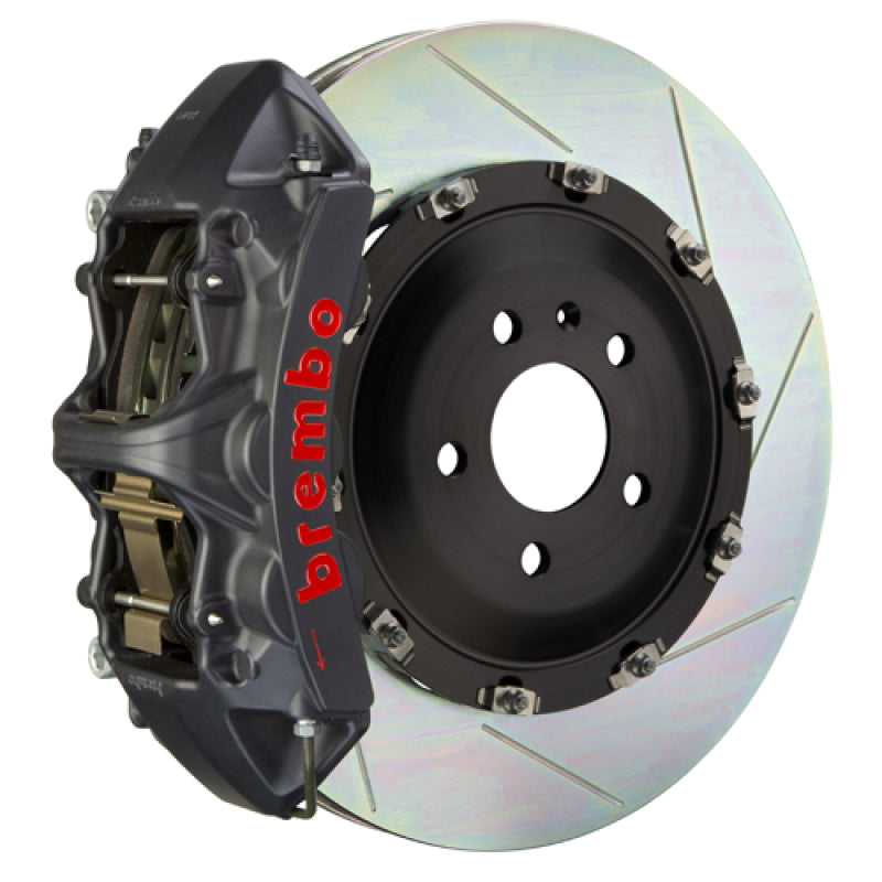 Brembo Brembo 06-13 S350 Front GTS BBK 6 Piston Cast 405x34 2pc Rotor Slotted Type1-Black HA (1N2.9503AS)