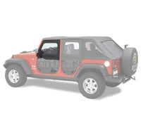 Bestop Bestop 07-18 Jeep Wrangler JK Element Upper Doors (Front Doors Black Twill) (51805-17)