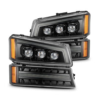 AlphaRex AlphaRex 03-06 Chevy Silverado 1500/2500HD/3500HD/Avalanche Alpha-Black NOVA LED Proj Headlights (880254)